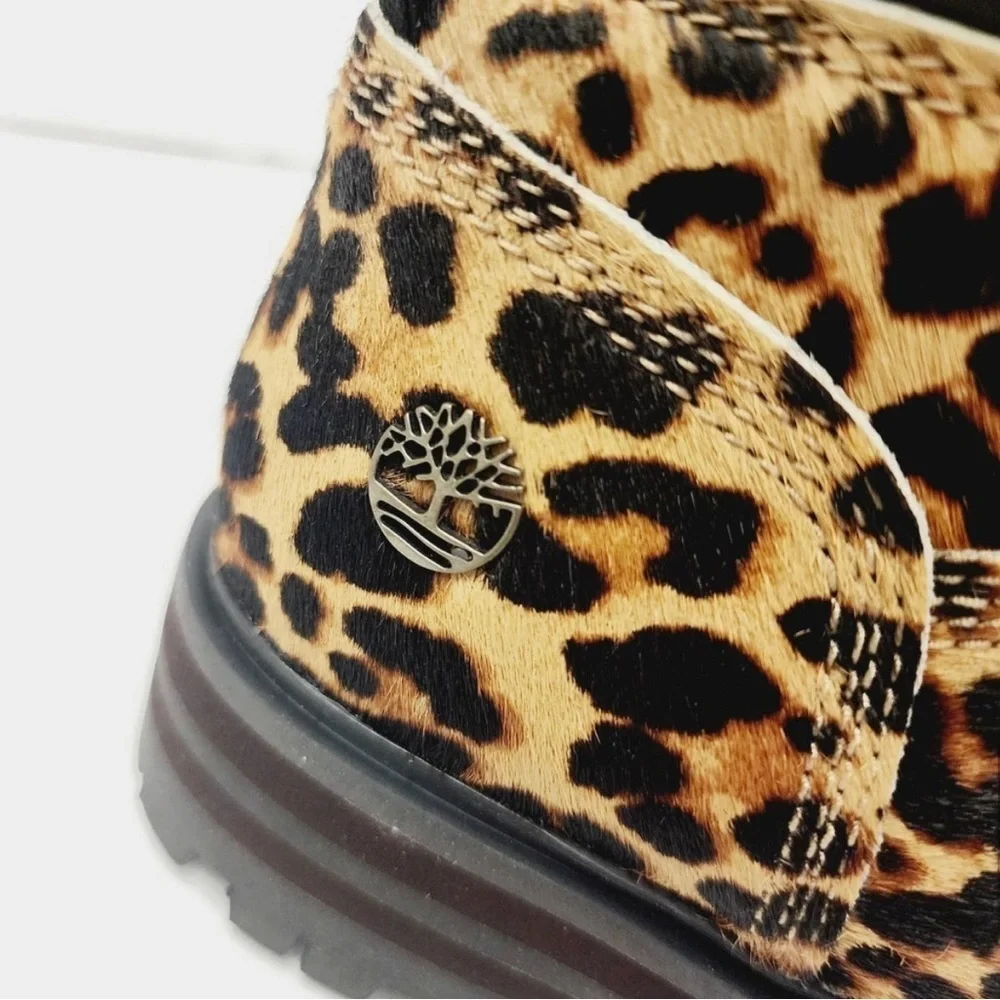 Timberland Hiker Boots Leopard Animal Print​​​ - Picture 4 of 7